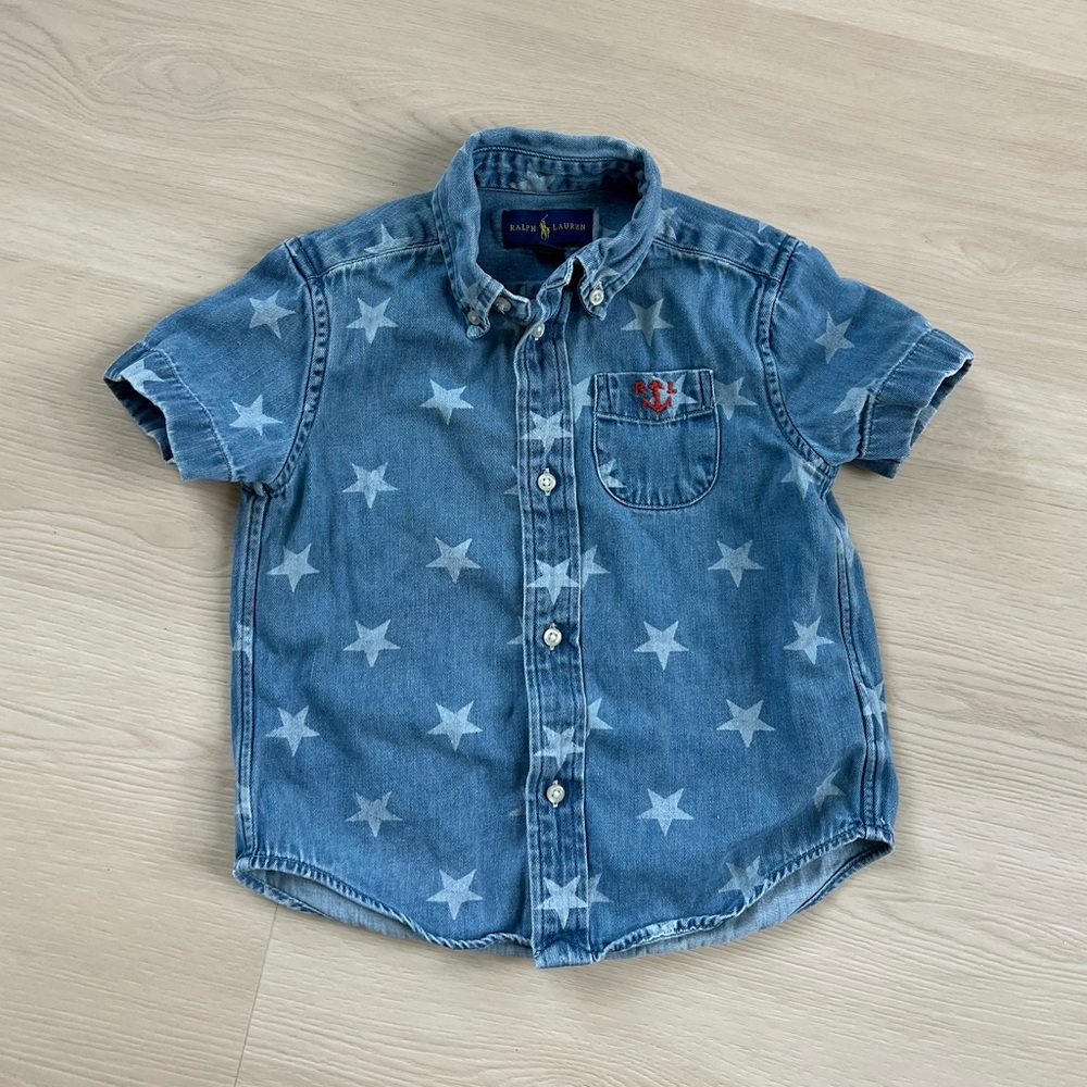 Toddler denim Ralph Laurent Shirt